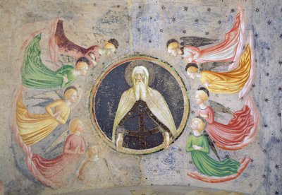 The Eternal Father surrounded by Angels by Tommaso Masolino da Panicale